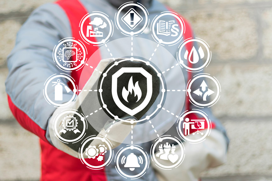 fire icon diagram